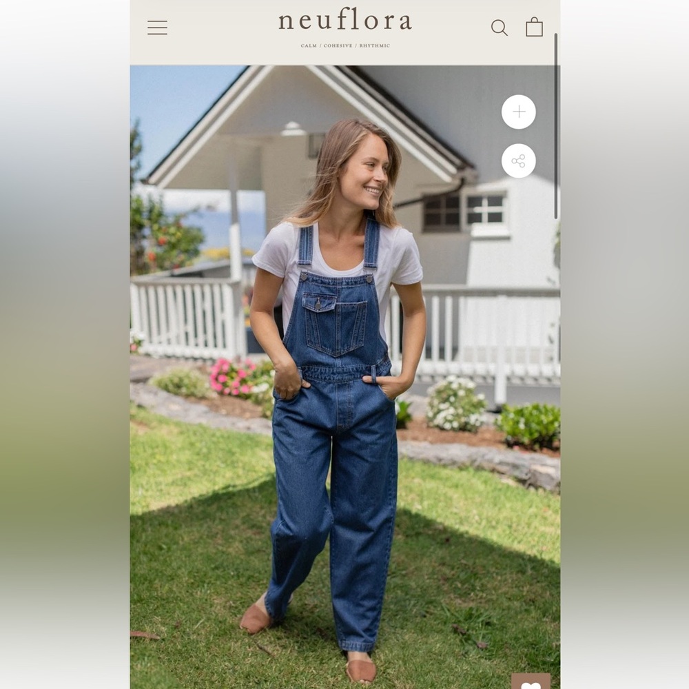Neuflora NEW Denim Kenley Overalls